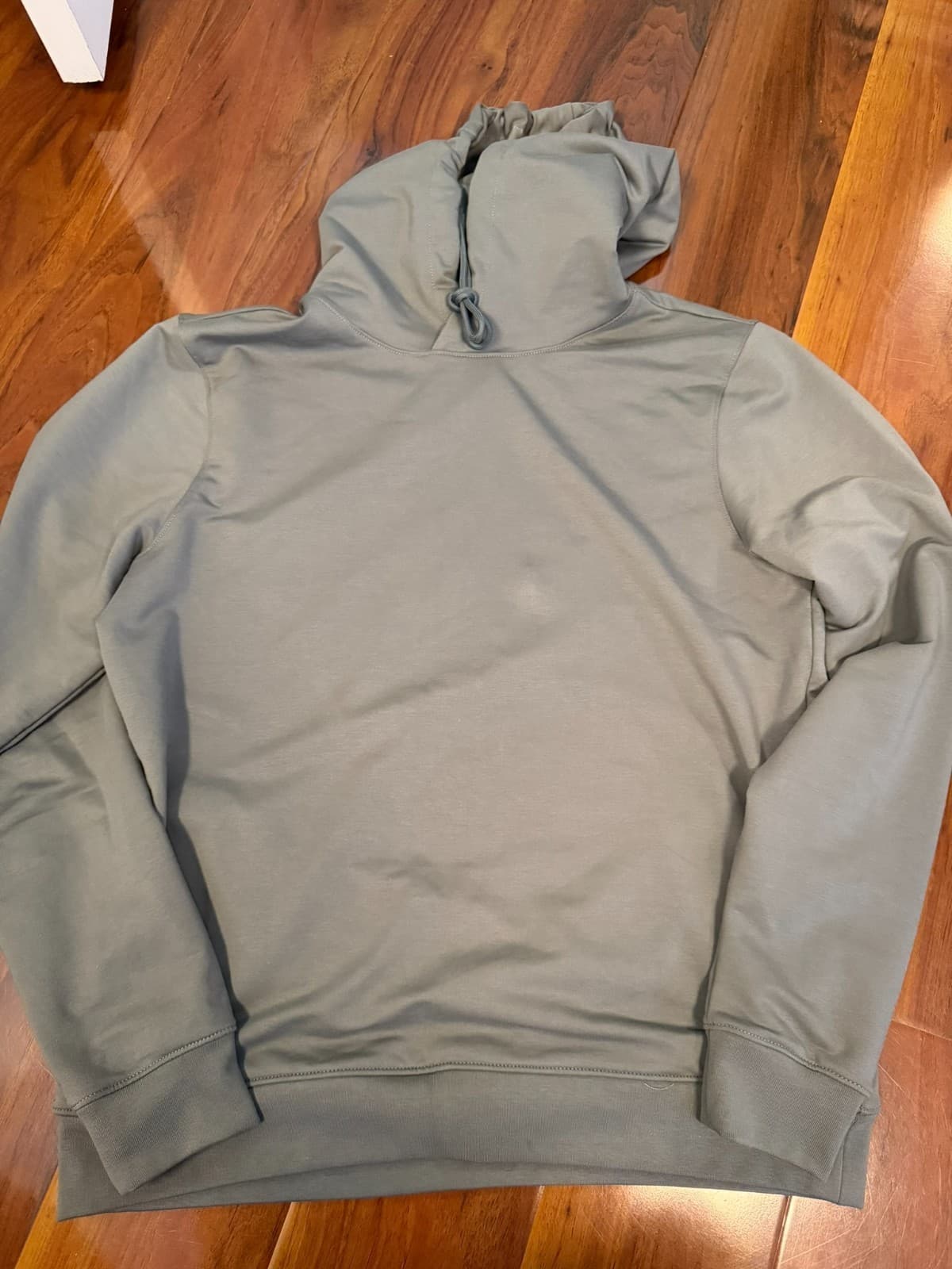 Cuts Clothing Hyperloop Hoodie Jacket Straight Hem Grey Size M