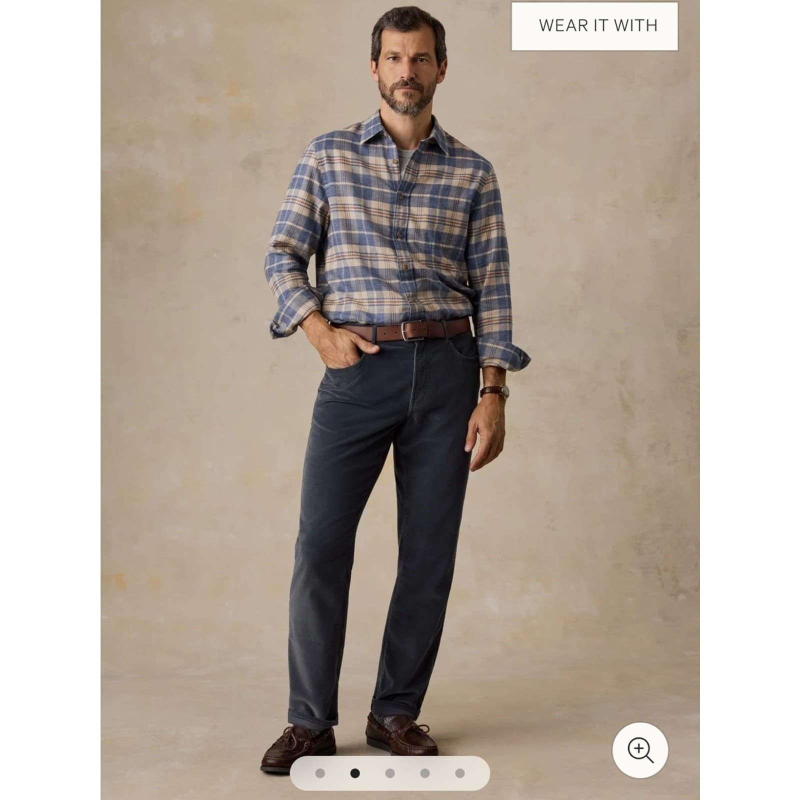VGUC Faherty Stretch Terry Corduroy pants. Color is Steel River. 34W/32L