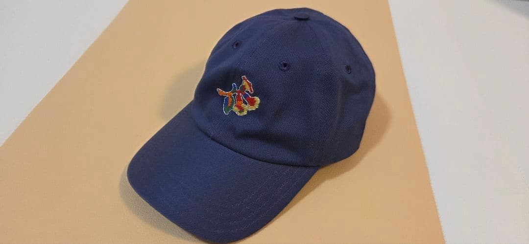 Drake's Cotton Twill Baseball Cap Navy - Used, Minimal Wear