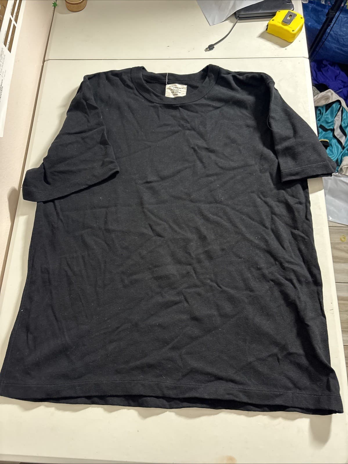 Buck Mason Field Spec Cotton Tall Heavy Tee Shirt Mens XXL Black Short Sleeve