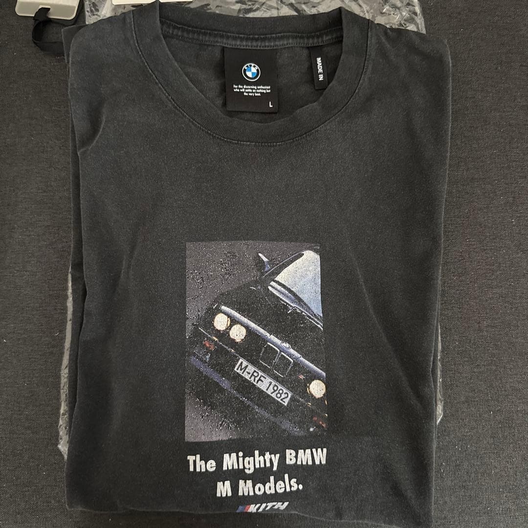 KITH BMW M3 T-Shirt L Cotton Black Graphic Car Streetwear