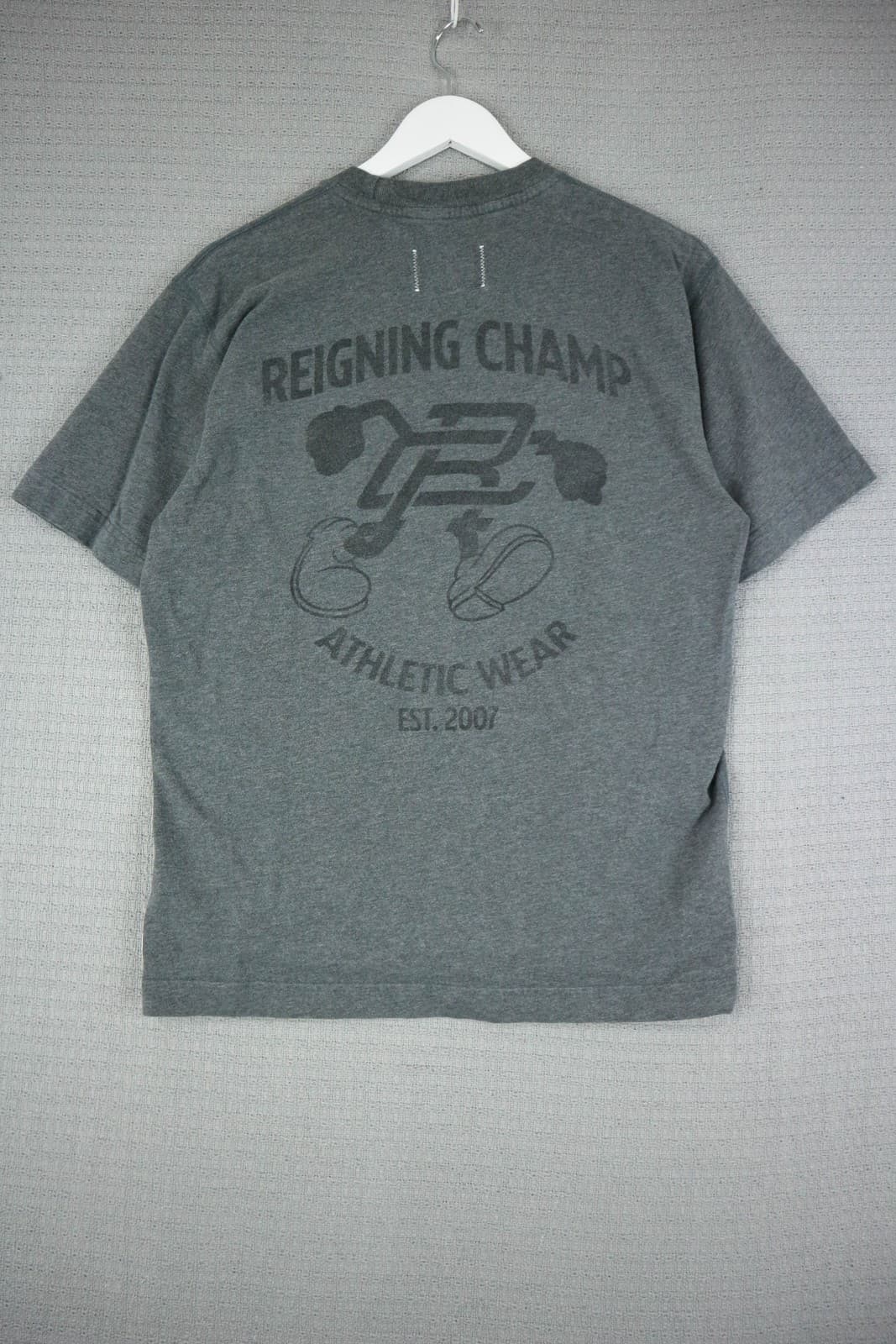 Reigning Champ Athletic Wear Grey Cotton Shirt Small