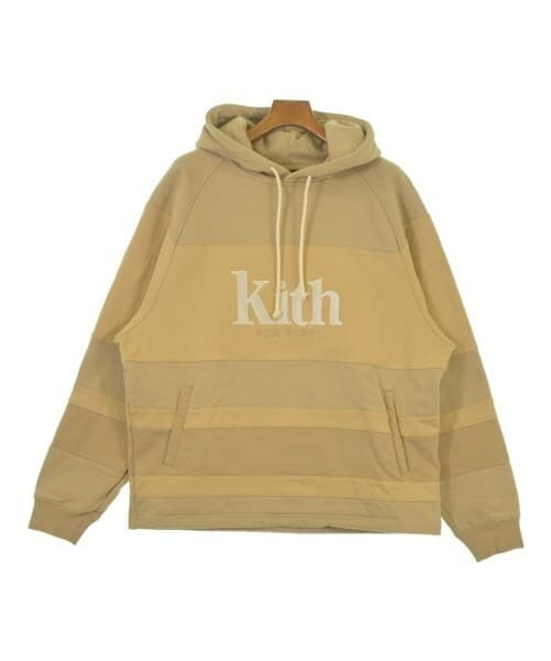 KITH Men's Vintage Beige Cotton Parka L Long Sleeve Outer Jacket B