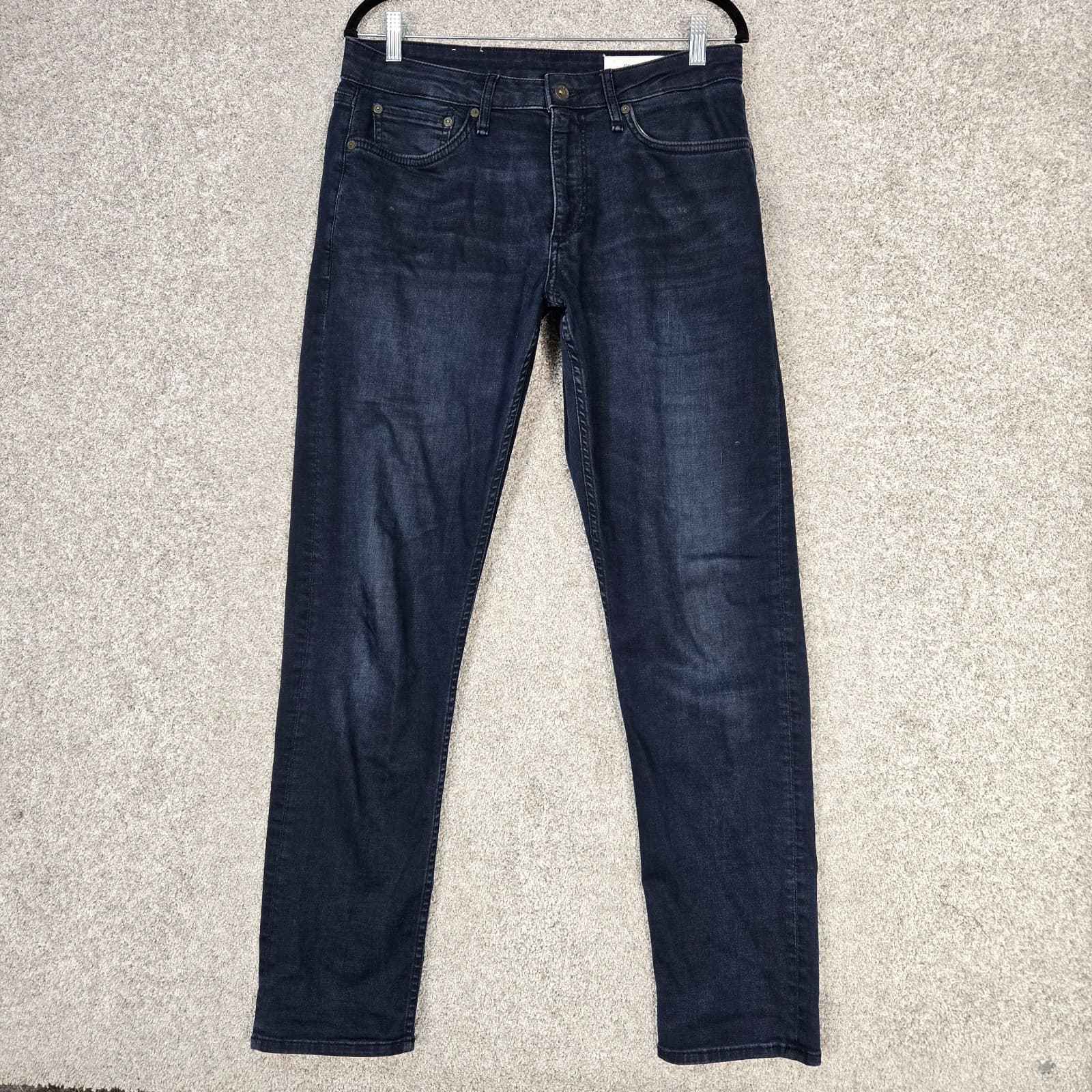 Rag & Bone Men's Fit 3 Athletic Jeans 32x32 Evans dark Blue Wash Stretch Denim