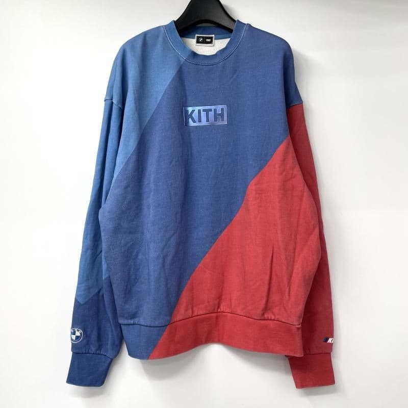 Kith BMW Vintage Nelson Crewneck Sweatshirt Red Size S Used