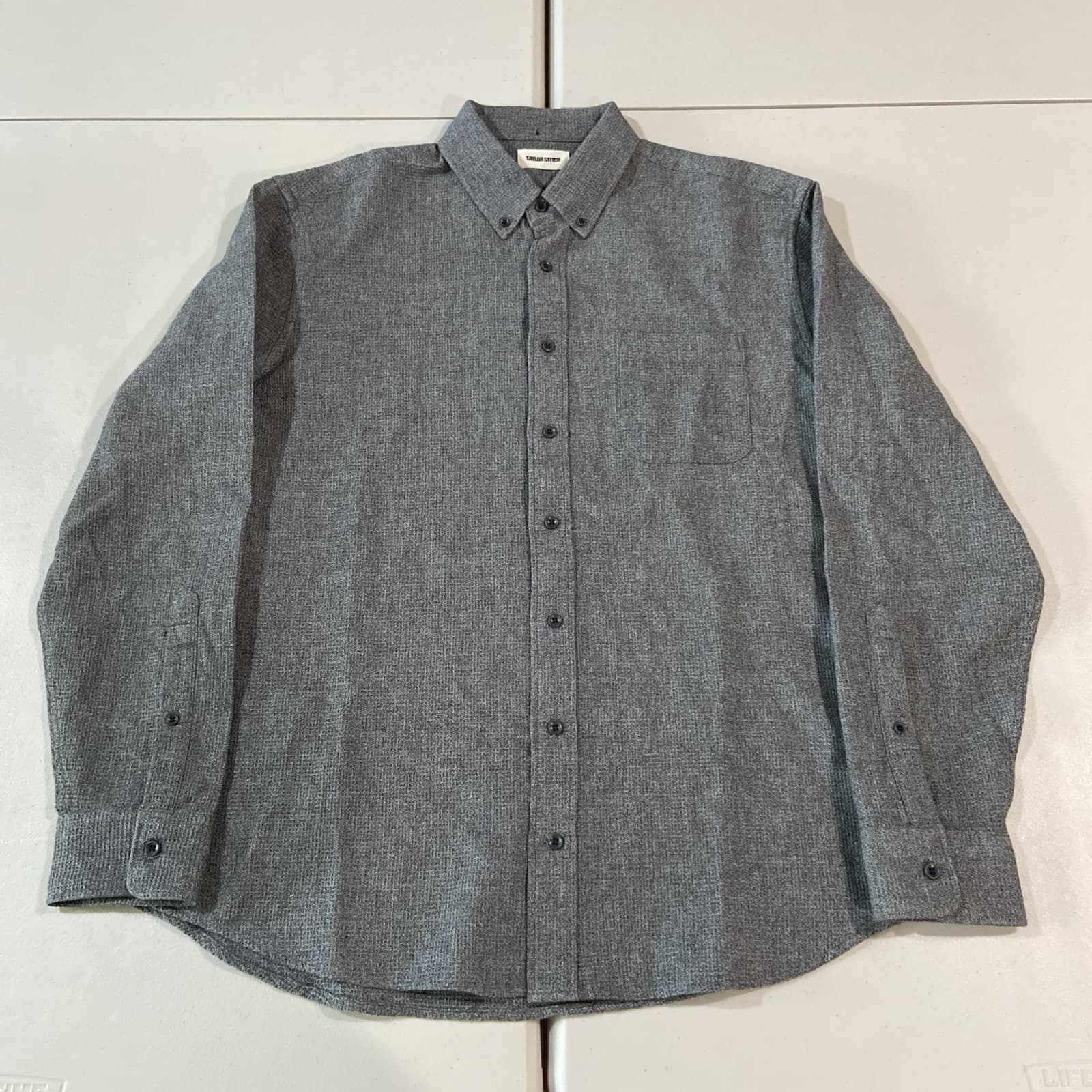 Taylor Stitch The Jack Shirt Men 44 8 oz Double Brushed Cotton Huckberry