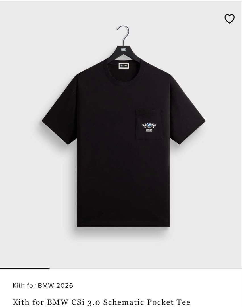 Kith BMW 3.0 CSi T-shirt L Black Unused Tag US Size