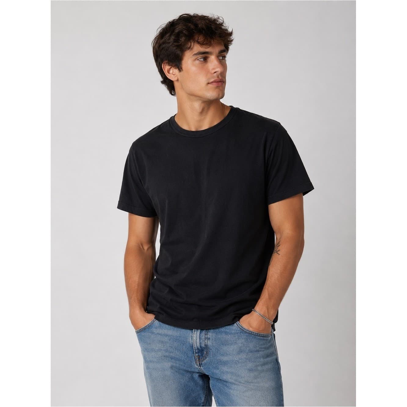 Buck Mason Black Crewneck T Shirt XL Made In America Minimalist Tee