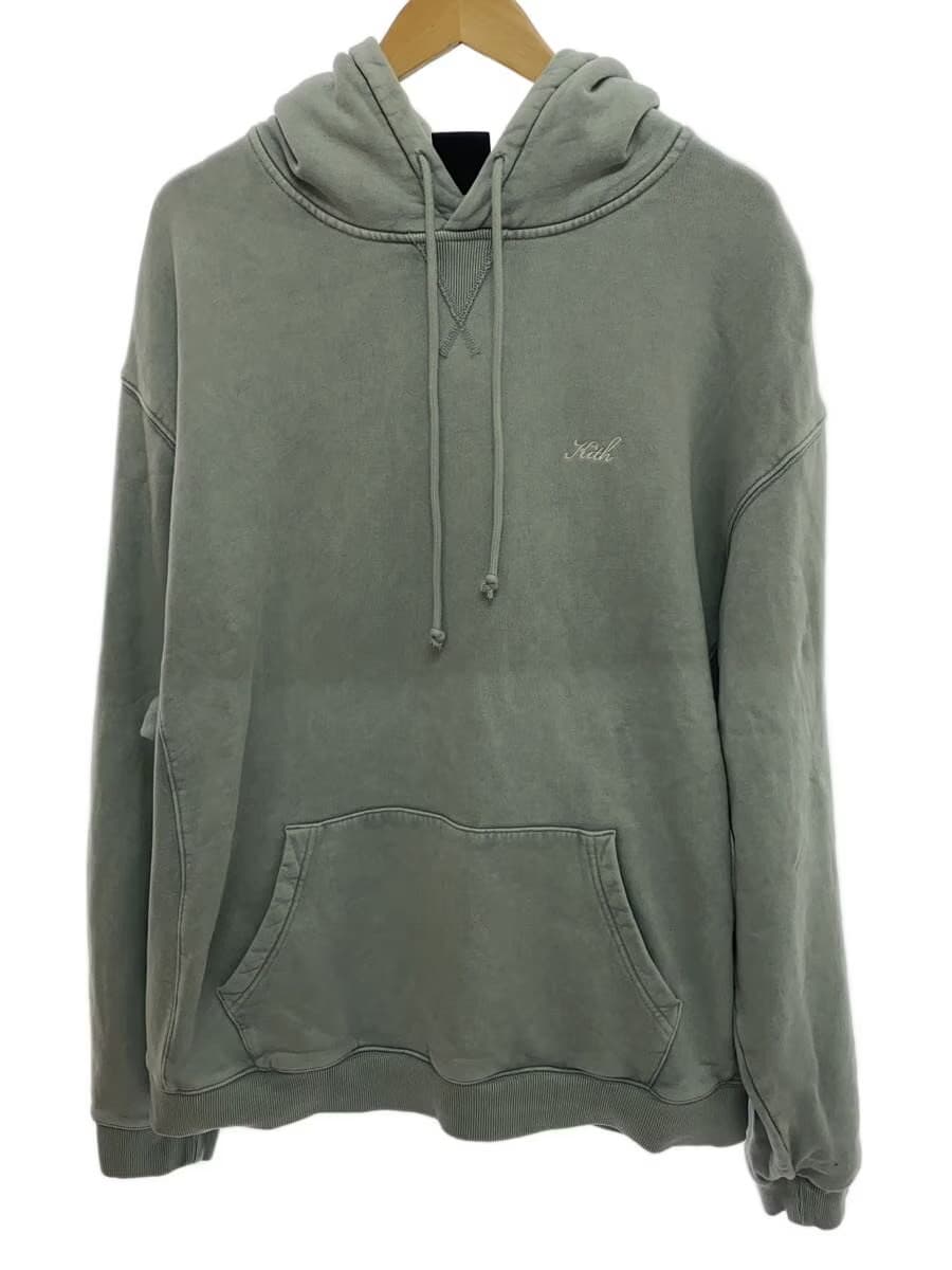 KITH Hoodie, XXL, Cotton, Blue, Embroidered Logo