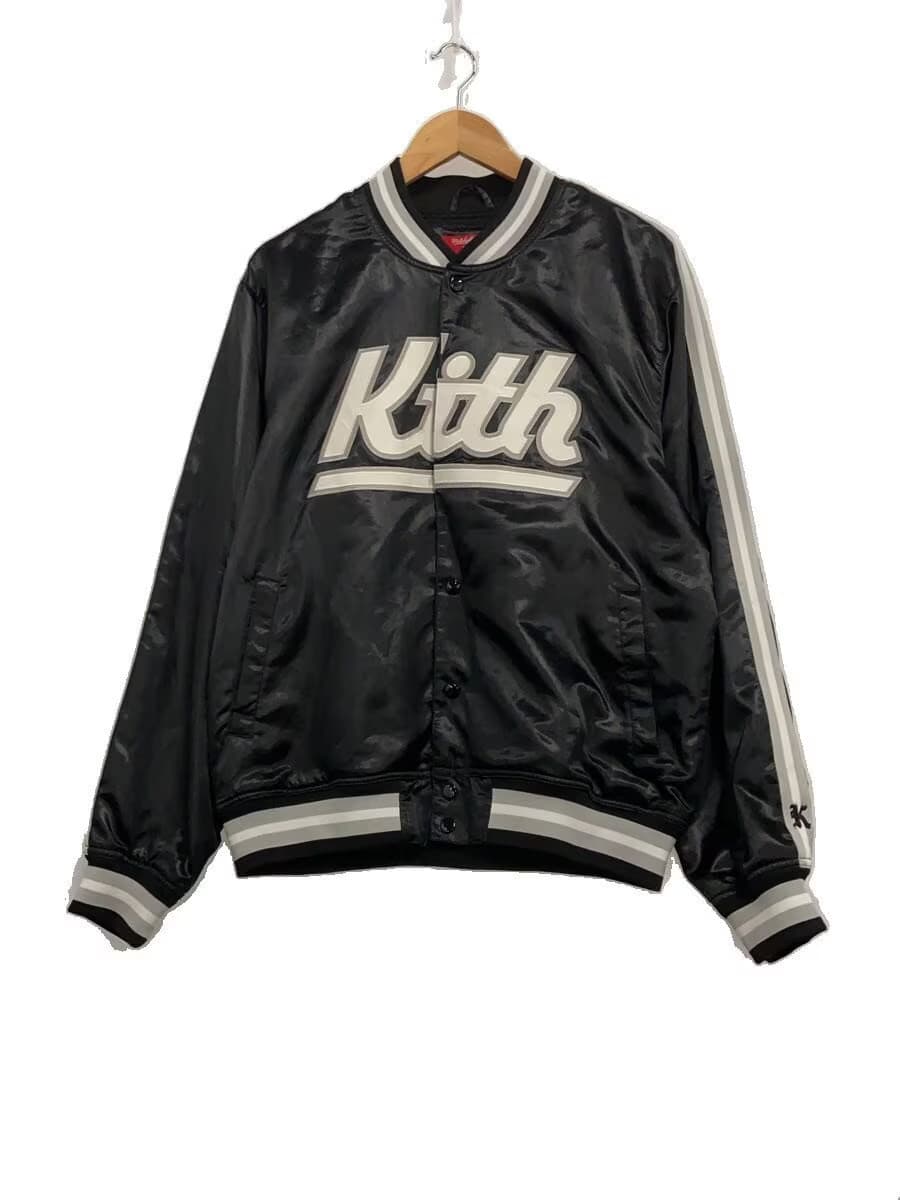 mitchell&ness Mitchell & Ness x KITH Varsity Jacket L Black