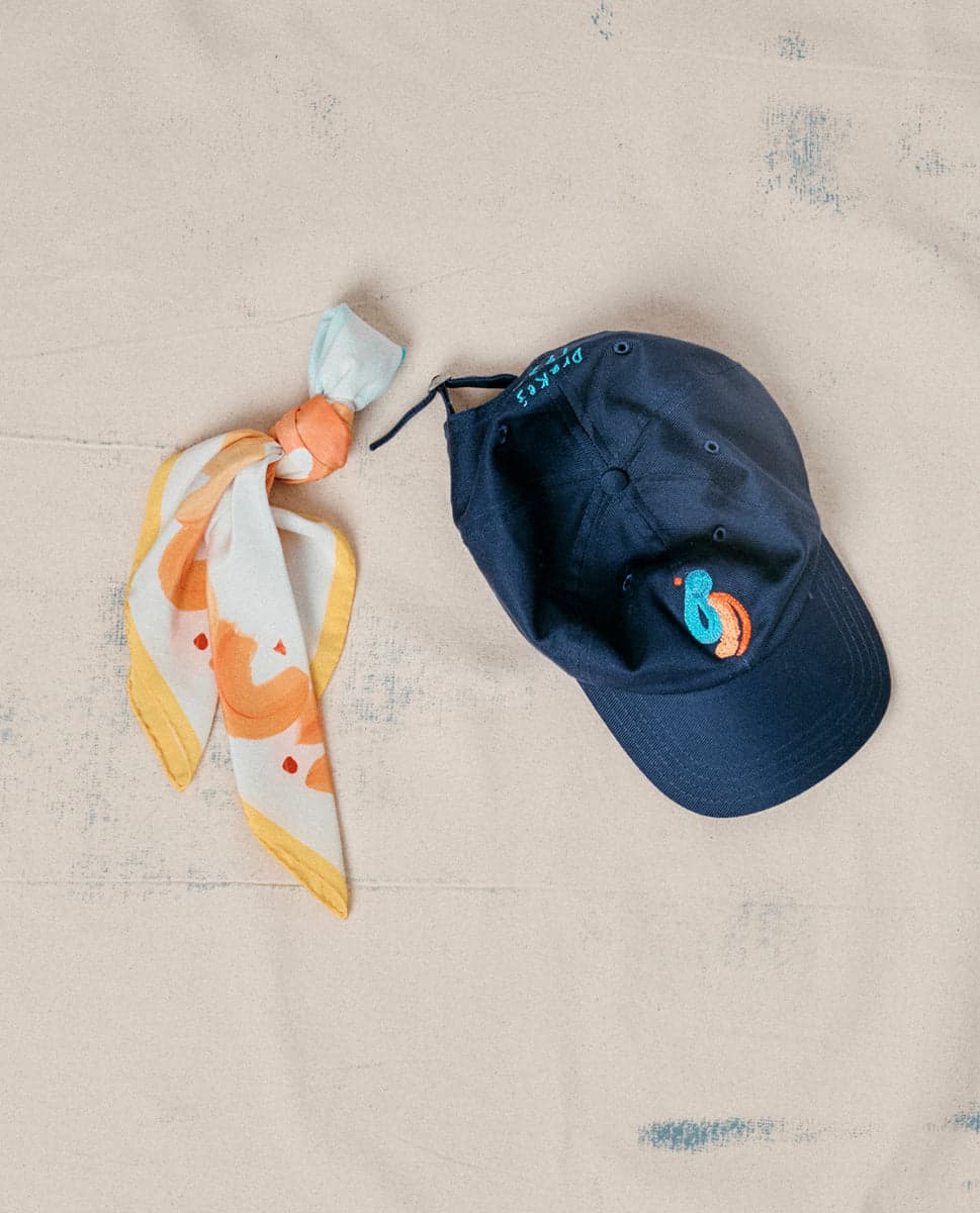 Mayumi Y. for Drake's Navy Cotton Twill Baseball Cap