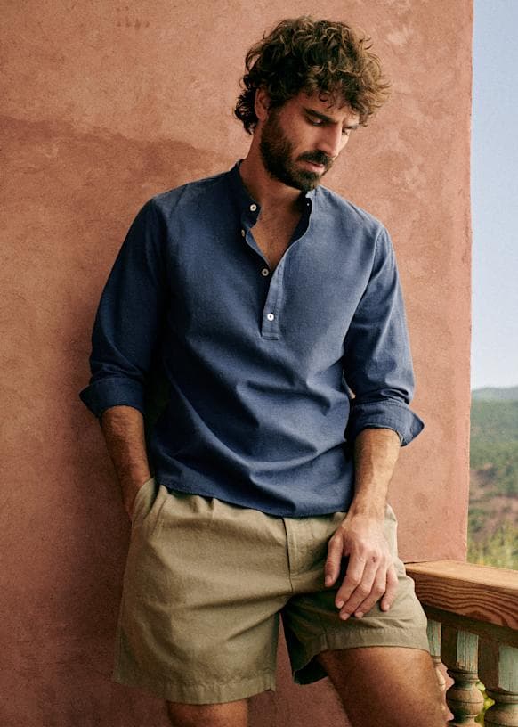 Buster Shirt - Vintage Blue